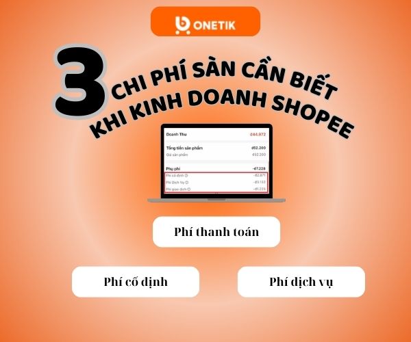 3 loại chi phí sàn shopee