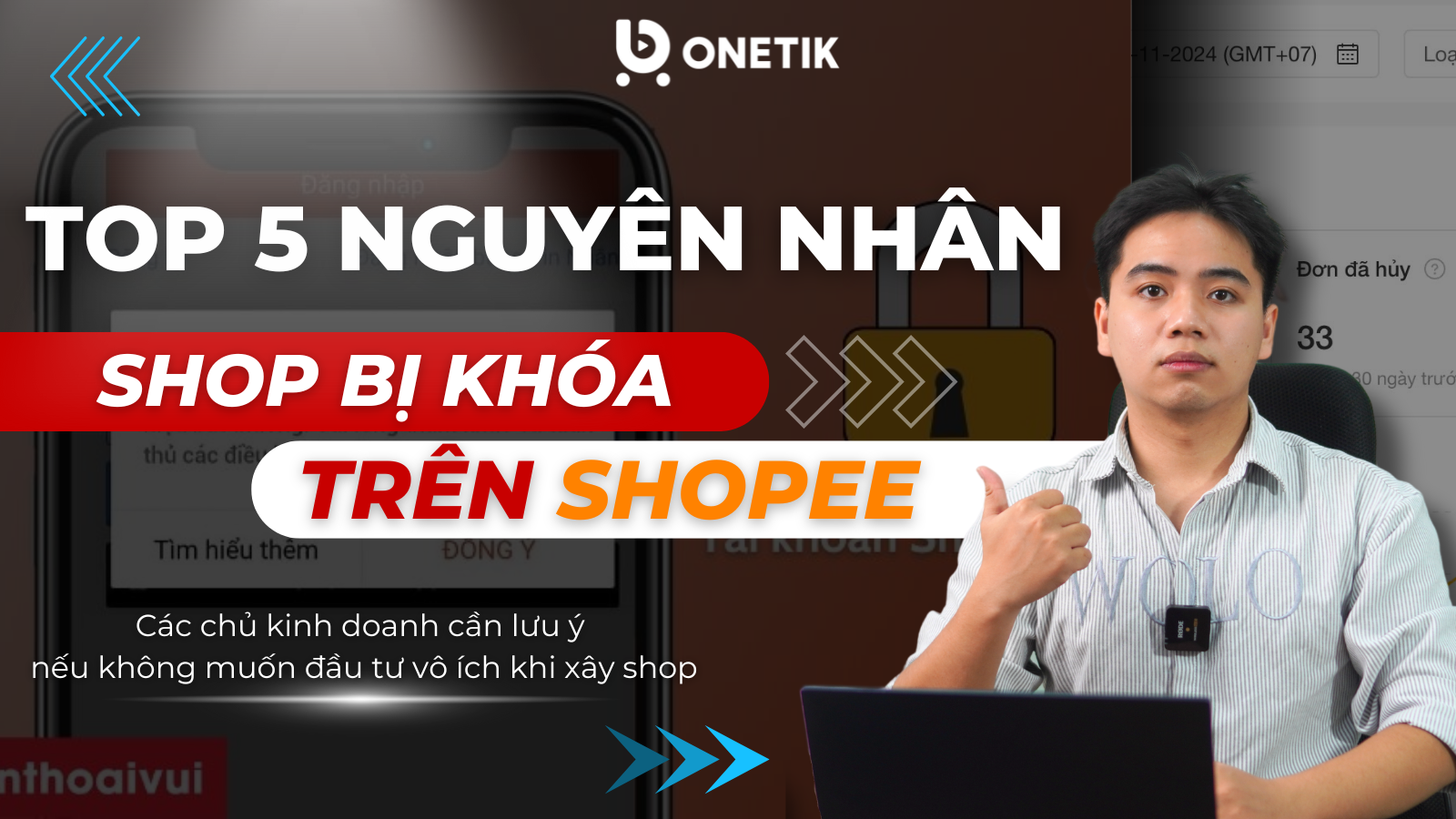 shop bị khóa trên Shopee