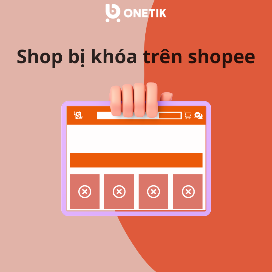 Shop bị khóa trên Shopee