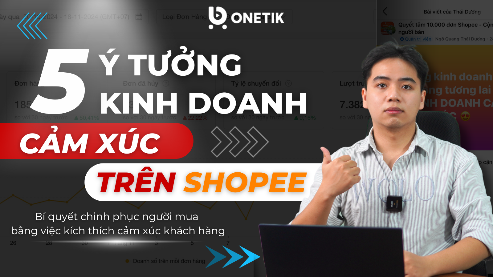 Kinh doanh cảm xúc trên Shopee