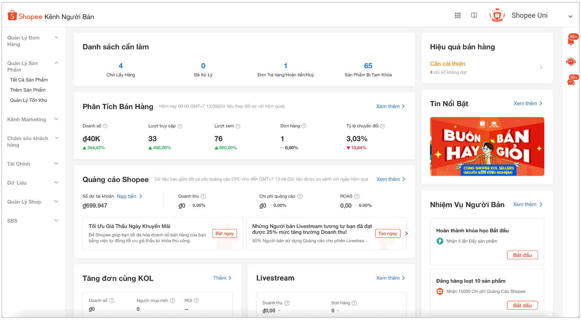 bảng quy đổi kích cỡ shopee