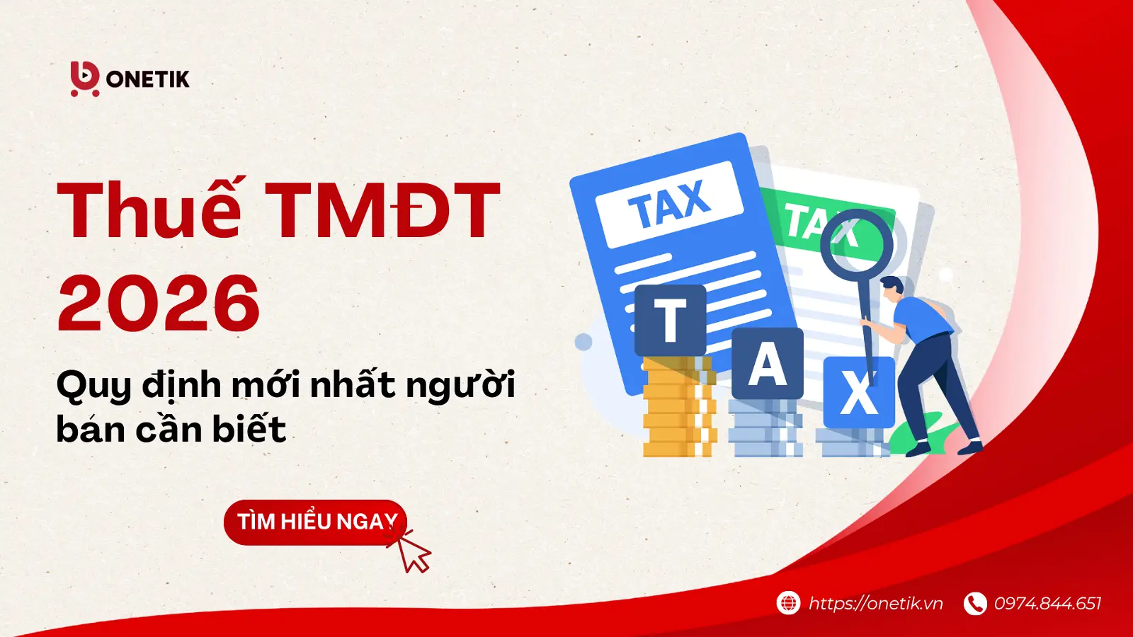 THUẾ TMĐT 2026: QUY ĐỊNH MỚI NHẤT NGƯỜI BÁN CẦN BIẾT
