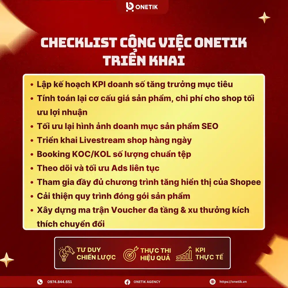 Giải pháp vận hành cốt lõi ONETIK triển khai 