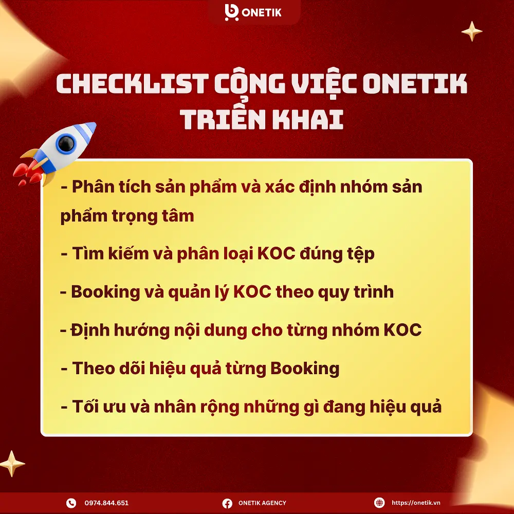 ONETIK triển khai chiến lược Booking KOC cho ODOS DENIM như thế nào?