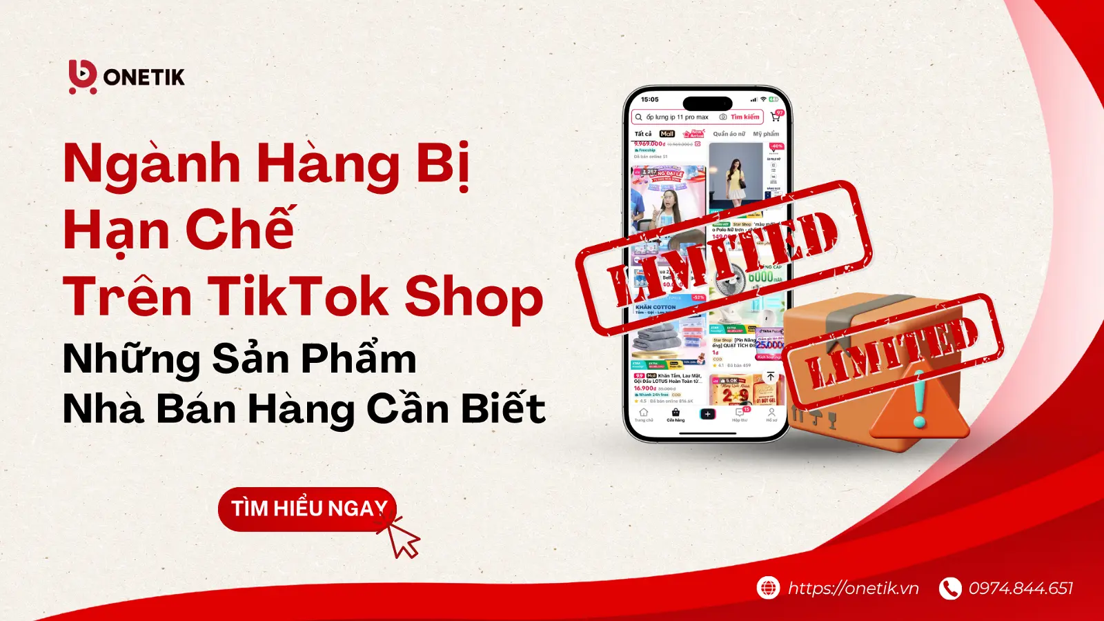 Ngành Hàng Bị Hạn Chế Trên TikTok Shop: Những Sản Phẩm Nhà Bán Cần Biết