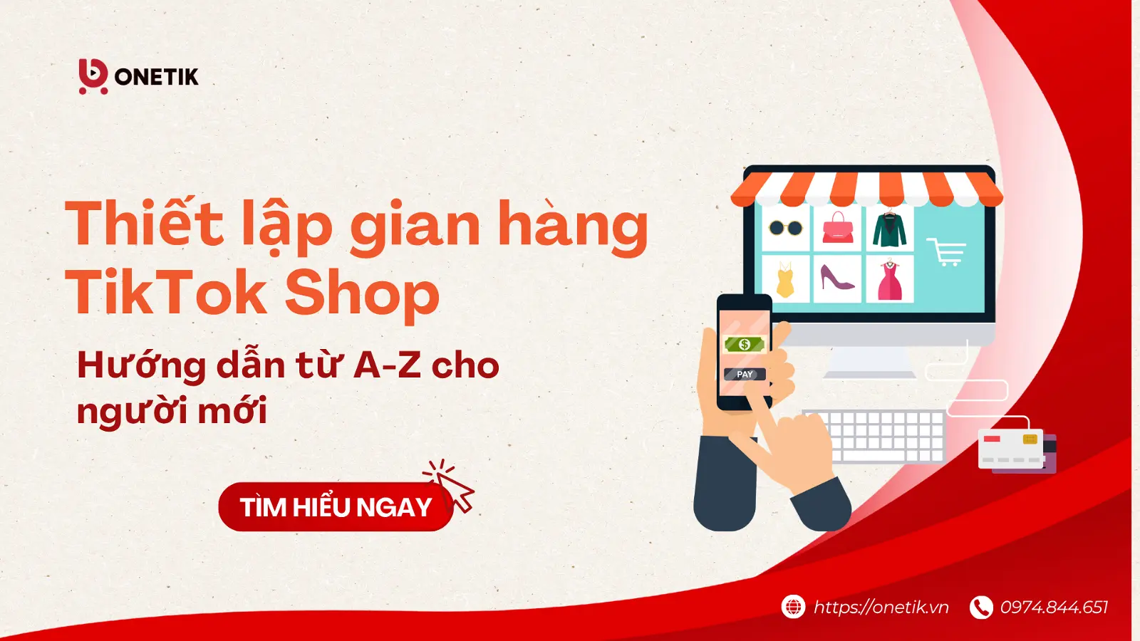 Thiết lập gian hàng tiktokshop